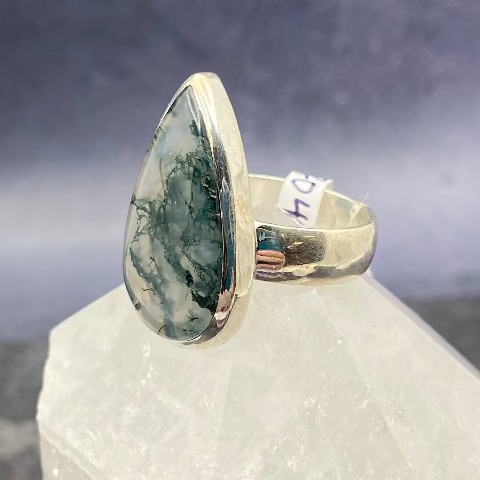 Moss Agate Ring