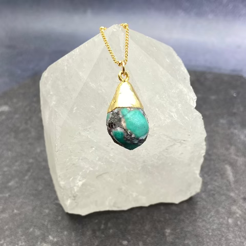 Raw Turquoise Necklace