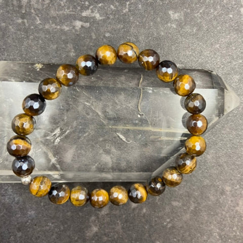 Tigers Eye Crystal Stretch Bracelet