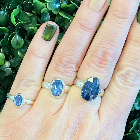 Blue Kyanite Ring