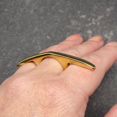Brass Statement Ring