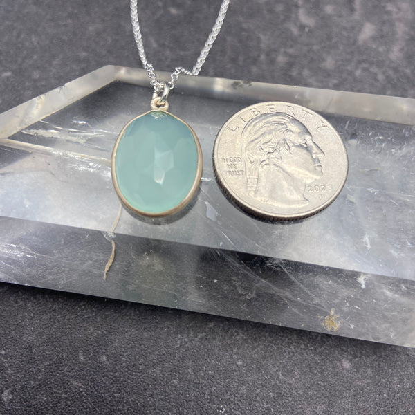 Blue Chalcedony Necklace (Copy)