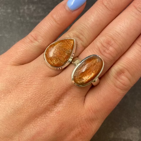 Sunstone Rings