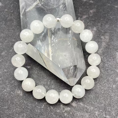 Angola Quartz Crystal Stretch Bracelet