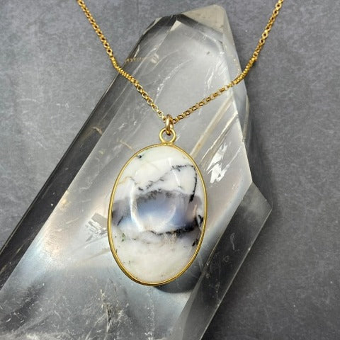 Dendritic Opal Necklace