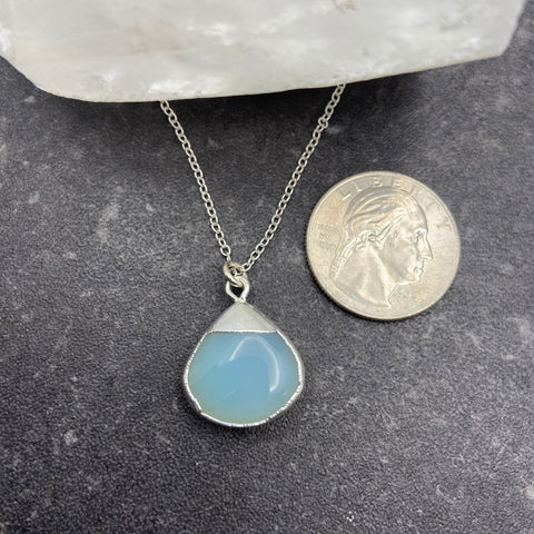 Blue Chalcedony Necklace