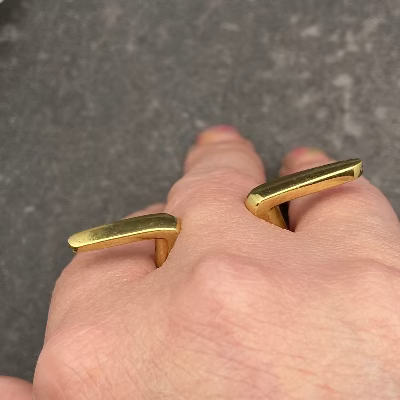 Adjustable U-shaped Ring