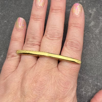 Brass Statement Ring
