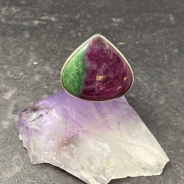 Zoisite & Ruby Ring