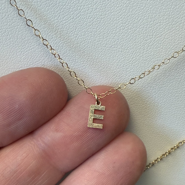 Dainty Gold Filled Letter Necklace