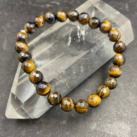 Tigers Eye Crystal Stretch Bracelet