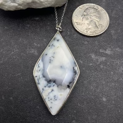 Dendritic Opal Necklace