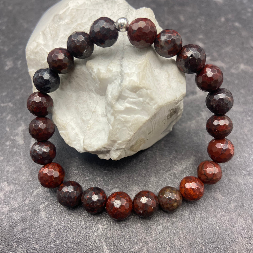 Red Jasper Crystal Stretch Bracelet