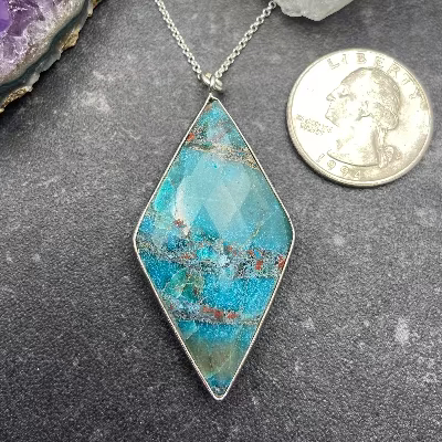 Chrysocolla Kite Necklace