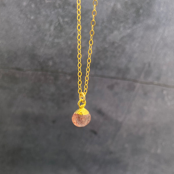 Strawberry Quartz Necklace