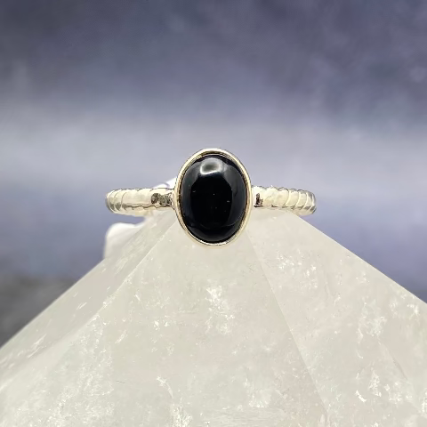 Twisted Band Dainty Rings