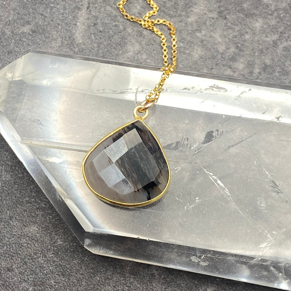 Jasper Teardrop Necklace