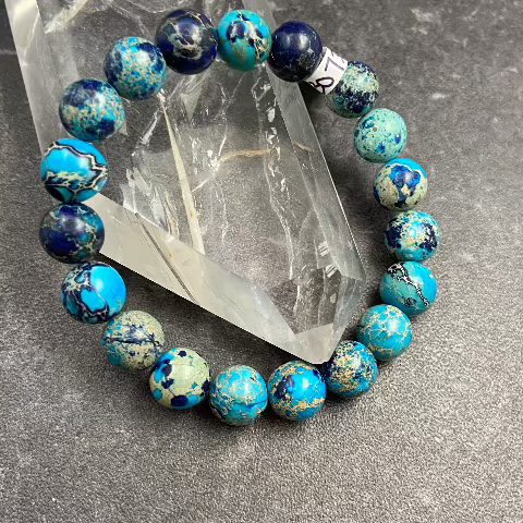 Sea Sediment Jasper Crystal Bracelet