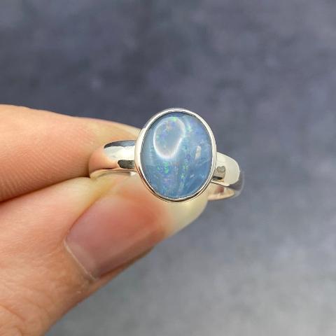 Boulder Opal Ring