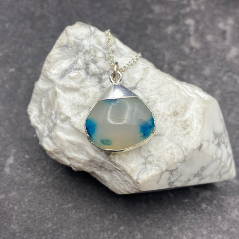 Blue Chalcedony Necklace