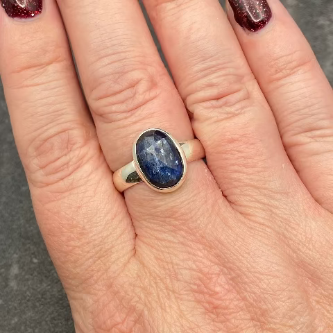 Blue Kyanite Ring