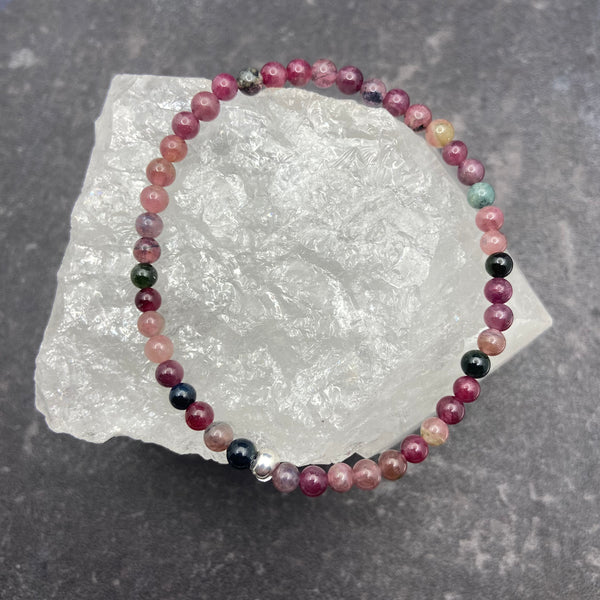 Tourmaline Crystal Stretch Bracelet