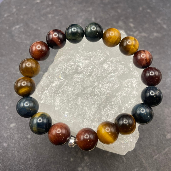 Tiger's Eye Crystal Stretch Bracelet