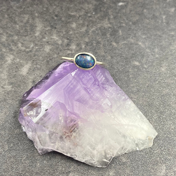 Boulder Opal Rings