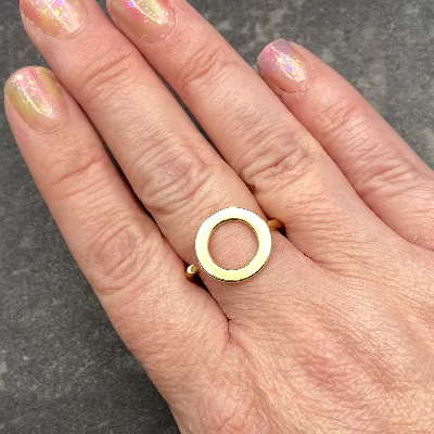 Semi Cuff Adjustable Ring