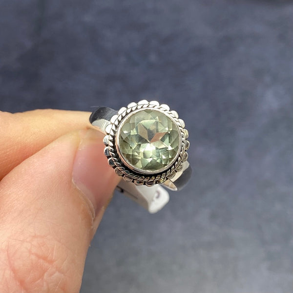 Prasiolite Ring