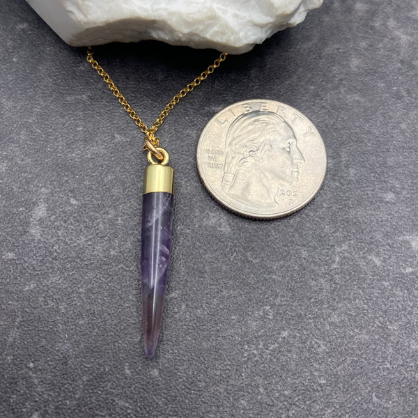 Amethyst Point Necklace