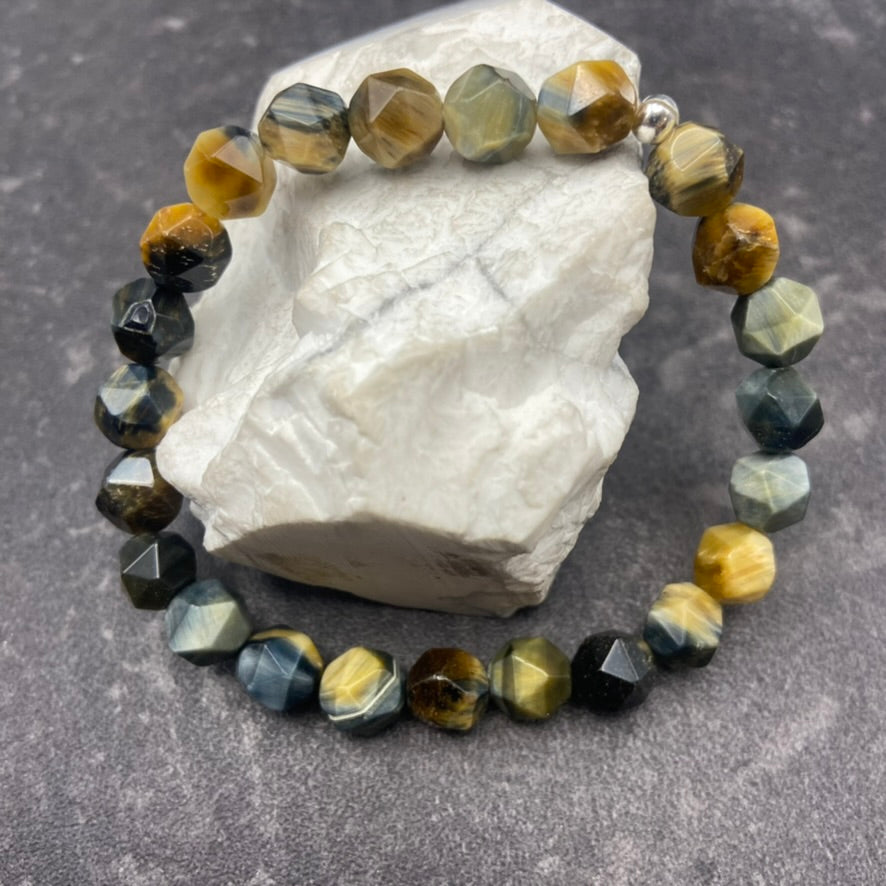 Starcut Tiger's Eye Crystal Stretch Bracelet
