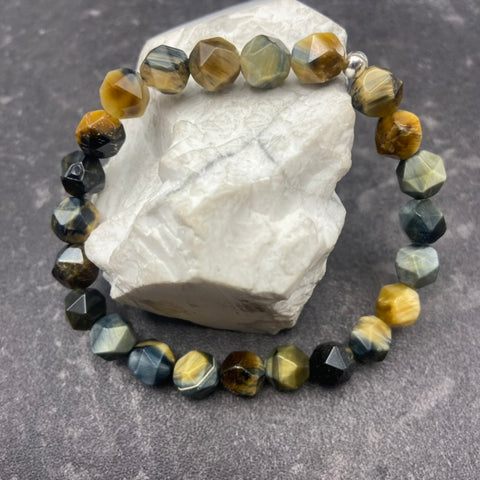 Starcut Tiger's Eye Crystal Stretch Bracelet