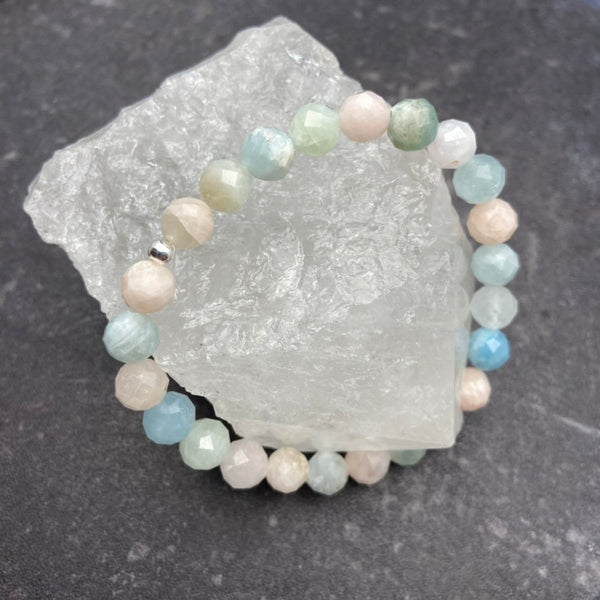 Morganite Crystal Bracelet
