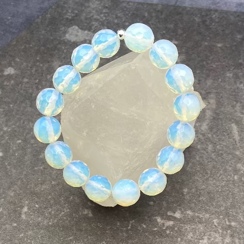 Opalite Crystal Stretch Bracelet