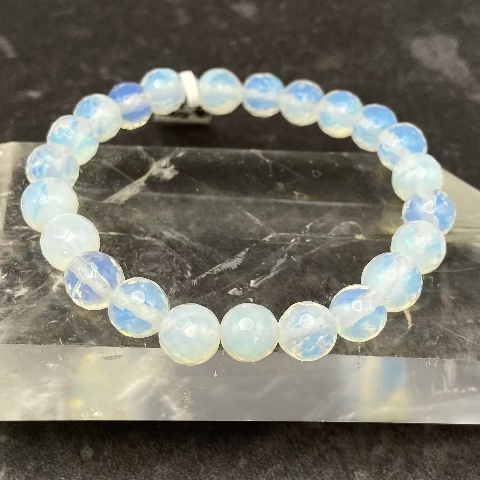 Opalite Crystal Stretch Bracelet
