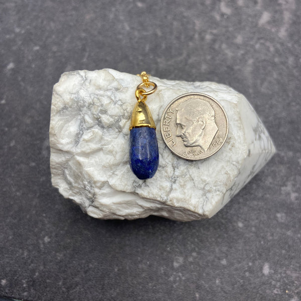 Lapis Lazuli Teardrop Necklace