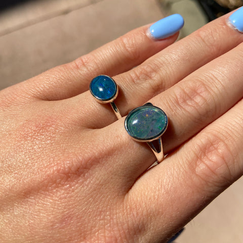 Boulder Opal Rings