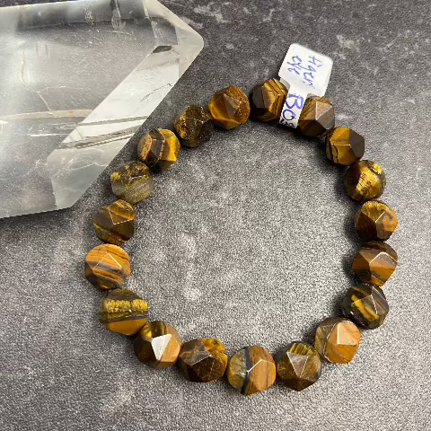 Tigers Eye Crystal Stretch Bracelet