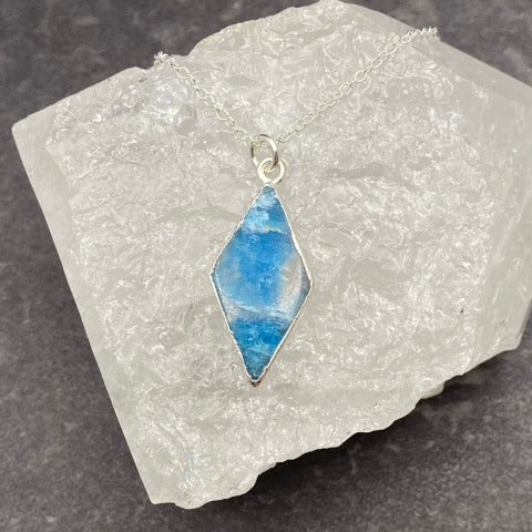 Blue Apatite Necklace