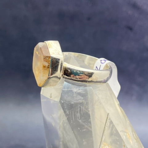 Citrine Slice Ring