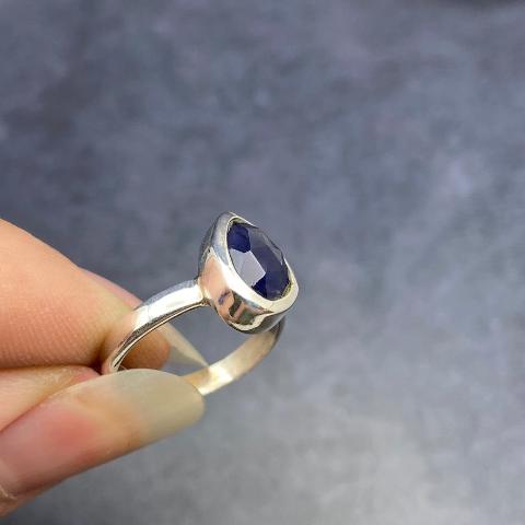 Dainty Iolite Ring