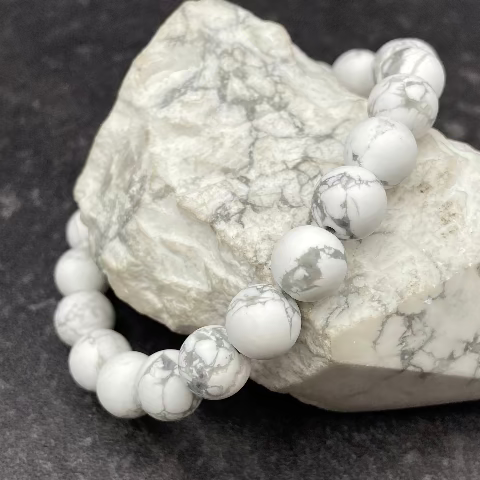 Howlite Stretch Bracelet