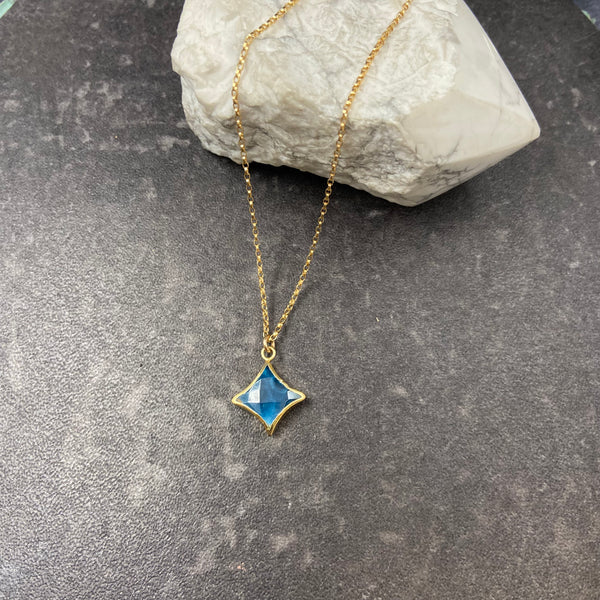 Chrysocolla Star Necklace