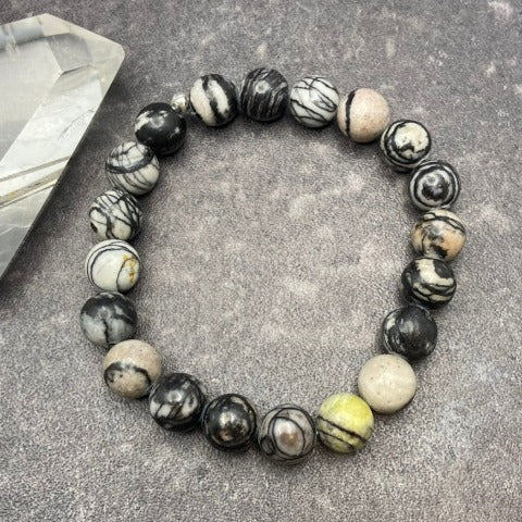 Picasso Jasper Crystal Bracelet