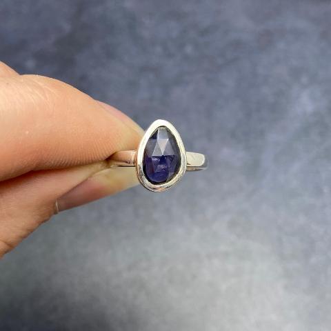 Dainty Iolite Ring