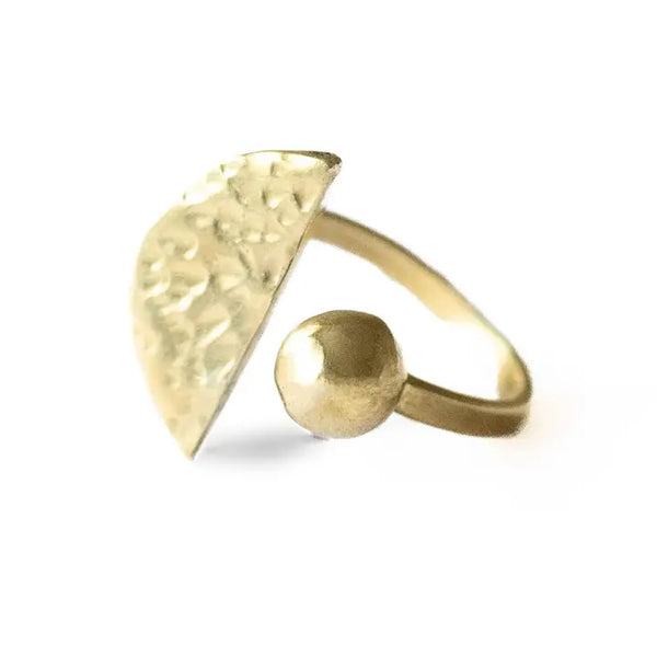 Half Moon and Dot Ring