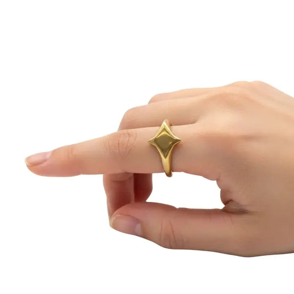 Brass Star Ring