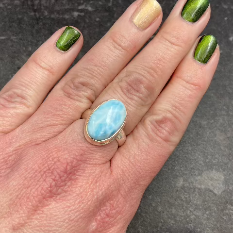 Larimar Ring