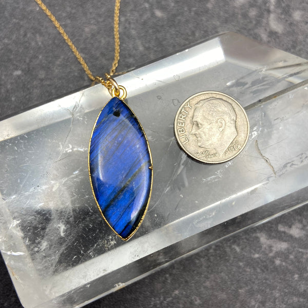 Labradorite Oval Necklace